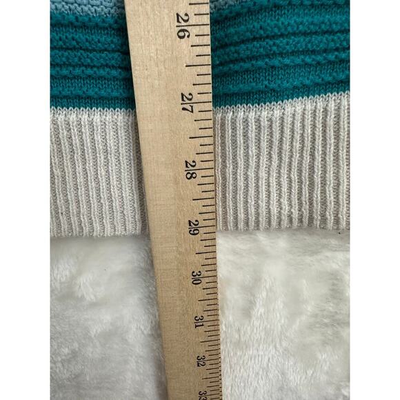 Talbots Stripe Sweater XL Multicolor Nordic Fair Isle - Picture 8 of 8